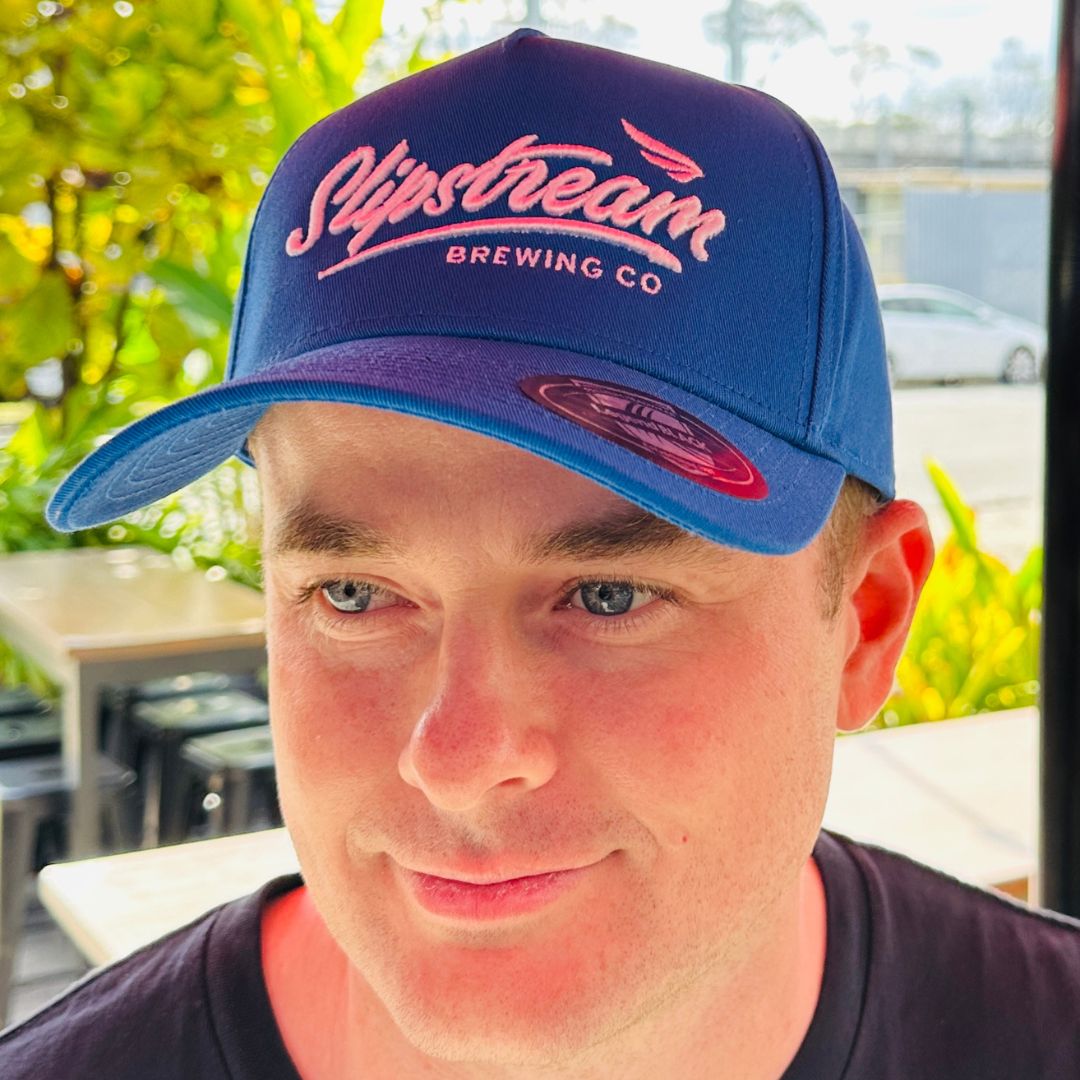 Slipstream Brewing five panel A-Frame baseball cap.