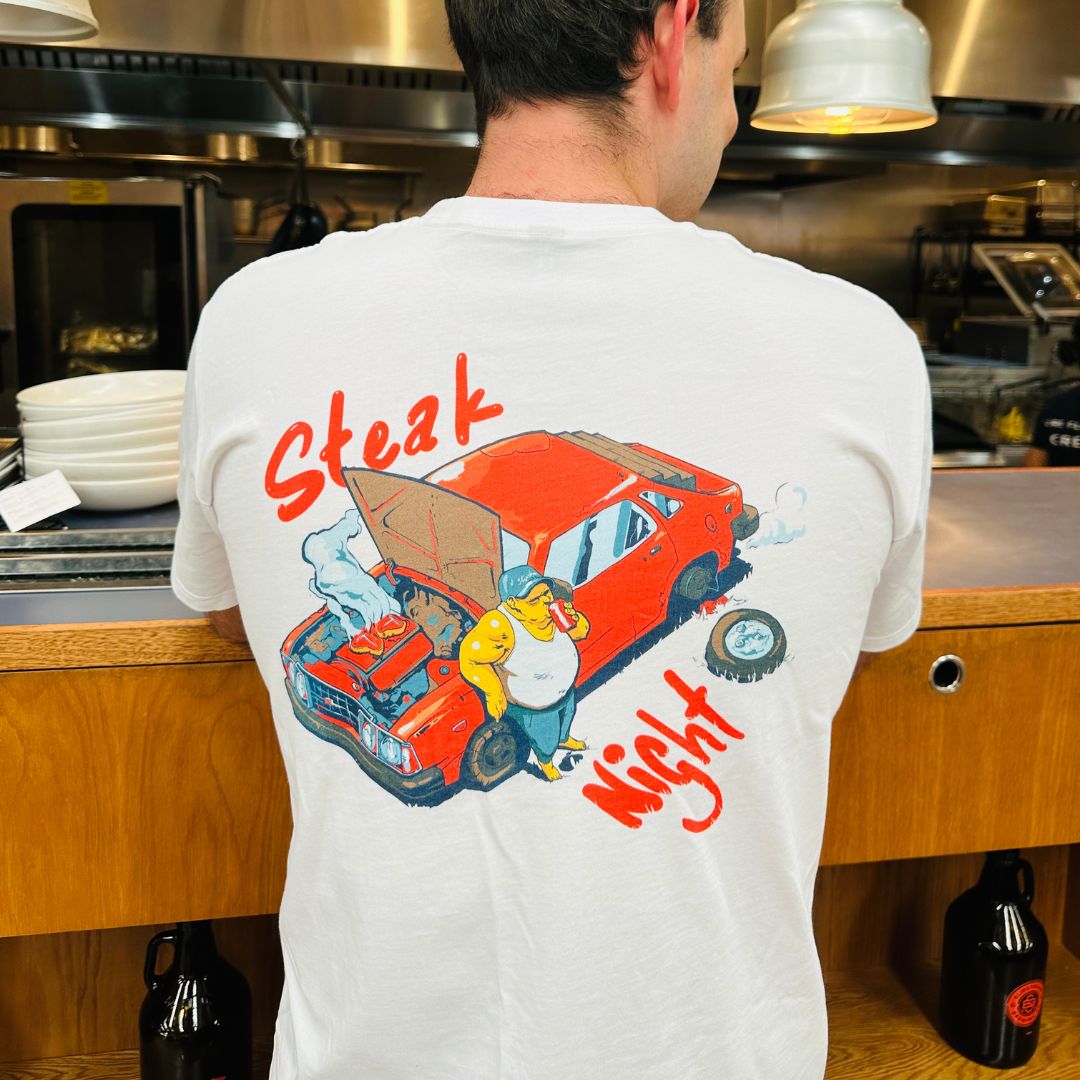 Steak Night Mens Tee